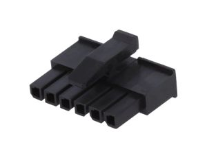 Wtyk przewód-przewód żeńskie Micro MATE-N-LOK 3mm 6-pin 250V 1445022-6