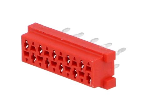 Micro-MaTch gniazdo żeńskie 10-pin THT na PCB Układ 2x5 8-215079-0