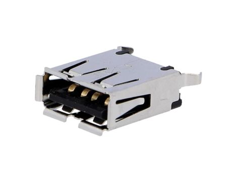 Gniazdo USB A na PCB THT 4-pin proste 1734366-1