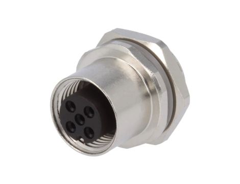 Gniazdo M12 5-pin żeńskie kod A-DeviceNet CANopen IP67 T4133012051-000