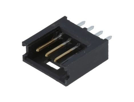 Gniazdo przewód-płytka męskie AMPMODU MOD II 2,54mm 4-pin 280371-2