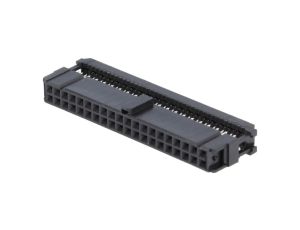 Wtyk IDC żeńskie 40-pin IDC na taśmę 1,27mm złocony czarny 1658621-9