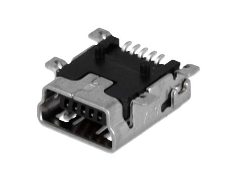Gniazdo USB B mini na PCB SMT 5-pin poziome tacka 1734035-1