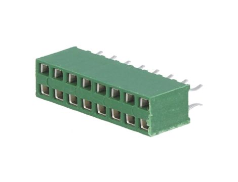 Zlącze kołkowe HV-100 żeńskie 16-pin proste 2,54mm THT 2x8 215307-8