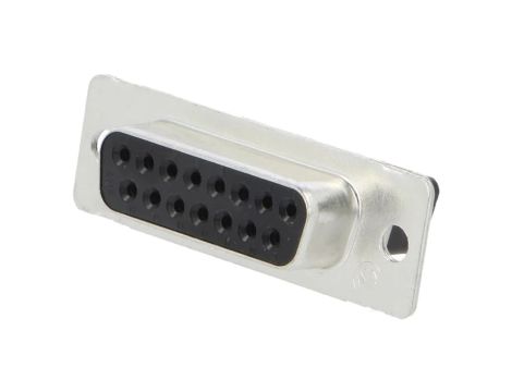 Złącza Crimp D-Sub, gniazdo, kabel do kabla, 15 pozycji 205205-2