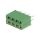 Złącze kołkowe HV-100 żeńskie 8-pin proste 2,54mm THT 2x4 215307-4