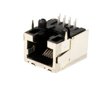 Gniazdo RJ45 8-pin Układ 8p8c na PCB THT 2-5338556-1
