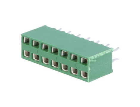 Złącze kołkowe HV-100 żeńskie 14-pin proste 2,54mm THT 2x7 215307-7