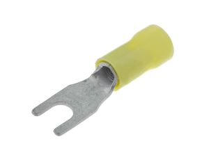 Końcówka widełkowa M4,5 36mm2 zaciskanie izolowana cynowany 165015