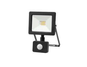 Projektor LED 10W 1000lm 4000K Premium z czujnikiem czarny IP44 GW-0009