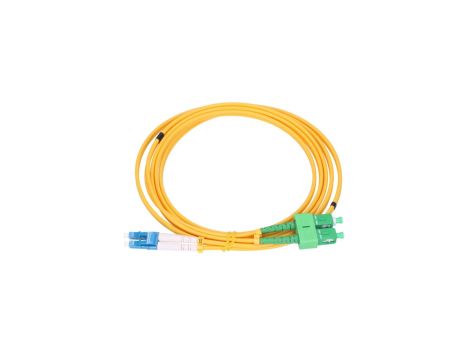 Patchcord Jednomodowy, Duplex, 9/125um, 2mm, 1.5m Extralink SC/APC-LC/PC