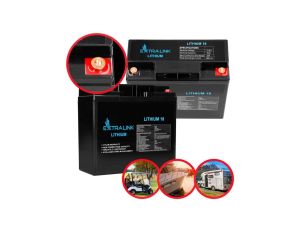 Akumulator LiFePO4 12,8V 18Ah BMS Extralink