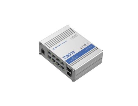 Switch 8x RJ45 1000Mb/s, 2x SFP Teltonika TSW210