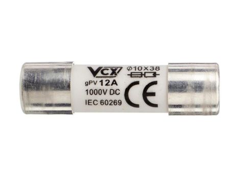 WKŁADKA TOPIKOWA SOLARNA GPV 10x38 12A 1000V DC