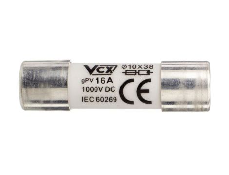 WKŁADKA TOPIKOWA SOLARNA GPV 10x38 16A 1000V DC