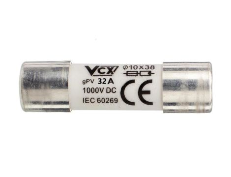 WKŁADKA TOPIKOWA SOLARNA GPV 10x38 32A 1000V DC