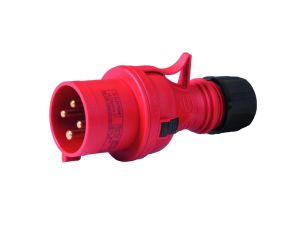 Wtyczka przenośna 32A 4P 400V czerwona TWIST WPP TYP B 32/4 IP44 922086