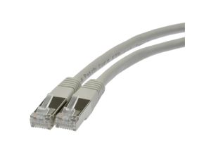 Patchcord FTP kat.5e kabel sieciowy LAN 2x RJ45 linka szary /15m/ 40.1056