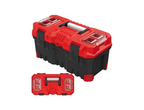Skrzynka na narzędzia 496x258x240mm z tacką wewnętrzną czerwona TITAN PLUS Kistenberg KTIP5025-3020