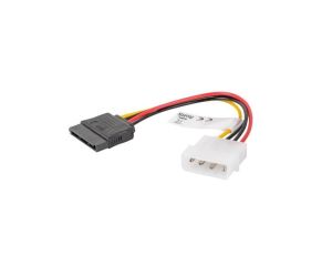 Kabel zasilający wtyk MOLEX - 2x gniazdo SATA 30cm LANBERG