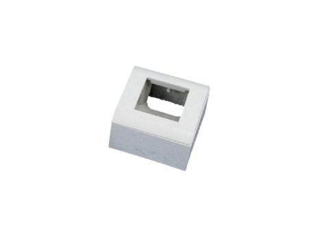 Puszka + support (metalowy) + ramka 45x45 (komplet 1M) ALANTEC OS009