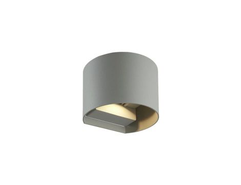 LED line LITE Kinkiet zewnętrzny LED aluminium 2x3W 3000K IP54 szary CILINDER 3 lata gwar.