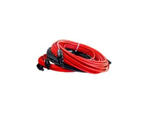 Przedłużacz solarny kabel 6mm2 z wtykami MC4 czarny/czerwony 1 - 50m, Kolor: Czarny, Długość: 2m