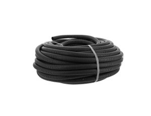 Rura ochronna stalowa pokryta PCV WOT 29 BK czarna E03DK-10030102701 /25m/