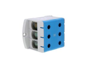 Złączka szynowa 3-torowa ZJUN-3x150/BL niebieska R34RR-07010022401