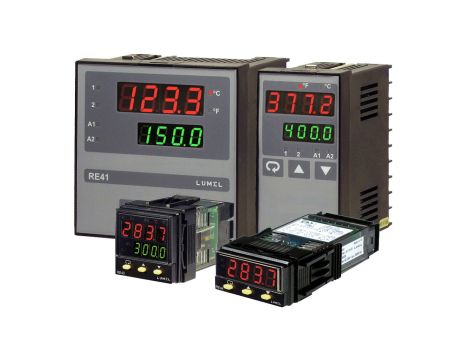 Programowany regulator 96x96 4:zasilanie 90-264V AC 1:wejście uniwersalne RE41
