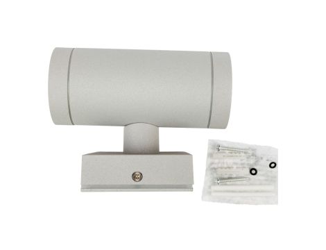 Oprawa ścienna BART EL-235 2x35W GU10 szara IP54 góra dół kinkiet 7080