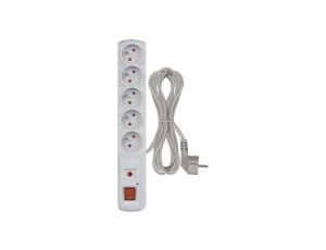 Listwa przeciwprzepięciowa EMOS (Acar) F5 5 gniazd 3m szara EMOS P53874