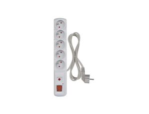 Listwa przeciwprzepięciowa EMOS (Acar) F5 5 gniazd 1,5m szar EMOS P53873
