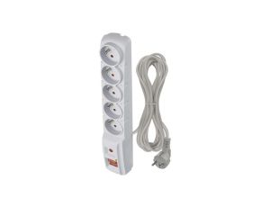 Listwa przeciwprzepięciowa EMOS (Acar) F5 5 gniazd 5m szara EMOS P53876