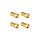 Wtyk sat F 6,8 mm Gold CU LB0104 Vayox (opakowanie 4 szt.) PAK.