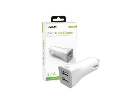 Ładowarka samochodowa 2x USB 2.1A VA0054 Vayox