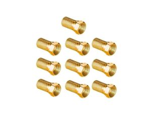 Wtyk sat F 6,8 mm Gold CU Vayox (opakowanie 10 szt.)