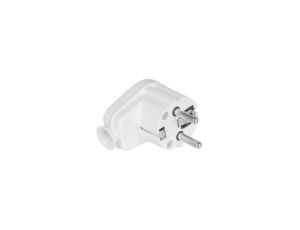Wtyczka kątowa rozbieralna Uni-Schuko , 2p+Z Schuko , 16A , 250V WT-16U biały VAYOX