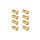 Wtyk sat F 6,8 mm Gold CU Vayox (opakowanie 8 szt.) PAK.