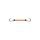 Guma elastyczna z hakiem metalowym BUNGEE CORD HOOK 60cm BCH1-080600R-E BRADAS