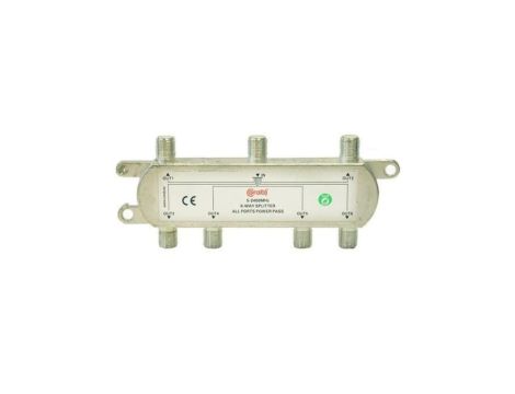 Rozgałęźnik sygnału splitter 5-2400Mhz 6 wyjść power pass CORAB