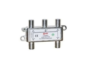 Rozgałęźnik sygnału splitter 5-2400Mhz 4 wyjścia power pass CORAB