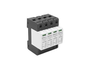 Qoltec Ogranicznik ochronnik przepięć AC 4P 420V T2 C