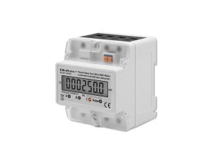 Qoltec Trójfazowy elektroniczny licznik miernik zużycia energii na szynę DIN 400V LCD 4P
