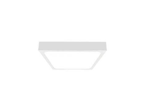 Plafoniera LED 24W 2400lm 4000K IP44 Kwadrat Mleczny Biała Ramka 7628