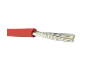 Kabel silikonowy SIF 180C 300/500V 10 ciepłoodporny LSOH czerwony linka TKD /100m/