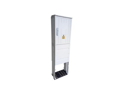 Obudowa termoutwardzalna 40x60 + fundament pusta IP 44 rozdzielnia elektryczna złącze kablowe RT 46/F