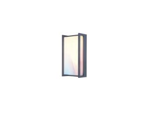 Ogrodowa LAMPA elewacyjna QUBO 5193004118 Lutec prostokątna OPRAWA metalowa LED 16W 2700K - 6500K kinkiet RGB IP54 szary