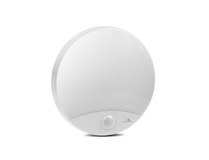 Lampa LED z czujnikiem ruchu Maclean, na podczerwień, kolor biały, 10W, IP44, barwa naturalna biała (4000K), 900lm, MCE357 W