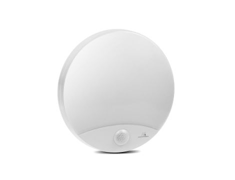 Lampa LED z czujnikiem ruchu Maclean, na podczerwień, kolor biały, 10W, IP44, barwa naturalna biała (4000K), 900lm, MCE357 W